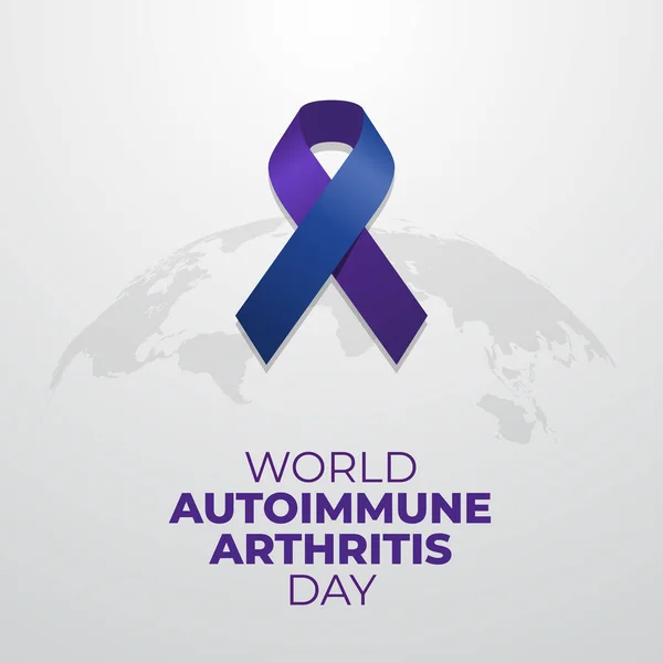 stock vector vector graphic of World Autoimmune Autoinflammatory Arthritis Day good for World Autoimmune Autoinflammatory Arthritis Day celebration. flat design. flyer design.flat illustration.
