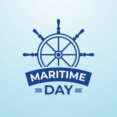 vector graphic of National Maritime Day good for National Maritime Day celebration. flat design. flyer design.flat illustration.