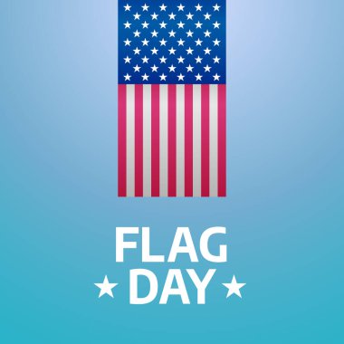 Bayrak Günü 'nün vektör grafiği Bayrak Bayramı kutlamaları için uygun. düz dizayn. İlan tasarımı. Düz illüstrasyon.