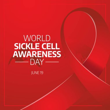 vector graphic of World Sickle Cell Awareness Day good for World Sickle Cell Awareness Day celebration. flat design. flyer design.flat illustration.