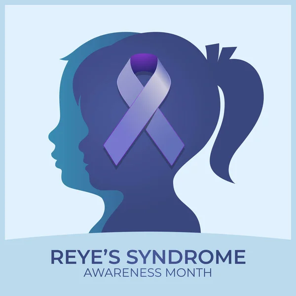 stock vector vector graphic of Reye's Syndrome Awareness Month good for Reye's Syndrome Awareness Month celebration. flat design. flyer design.flat illustration.