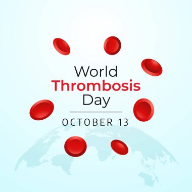 Dünya Trombozu Günü 'nü veya bağlantılı olayları tanıtan ilanlar Dünya Trombozu Günü' ne bağlı vektör görüntülerinden yararlanabilirler. Bir el ilanı tasarımı, bir kutlama..