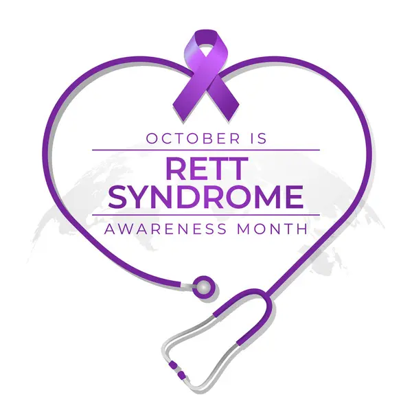 stock vector Flyers promoting Rett Syndrome Awareness Month or associated events can utilize Rett Syndrome Awareness Month vector illustrations. design of a flyer, a celebration.