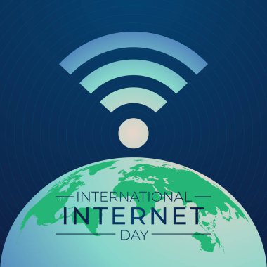 Uluslararası İnternet Gününü veya bağlantılı etkinlikleri destekleyen ilanlar, tatille ilgili vektör resimleri kullanılarak yapılabilir. Bir el ilanı tasarımı, bir kutlama..