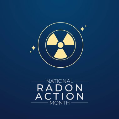 Ulusal Radon Eylem Ayı veya bununla ilgili etkinlikleri onurlandıran el ilanlarında bir ay süren kampanyayla ilgili vektör resimleri yer alabilir. Broşür tasarımı, kutlama malzemeleri.