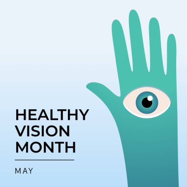 Sağlıklı Görüş Ayı 'nın vektör grafiği Sağlıklı Görüş Ayı kutlamaları için ideal.