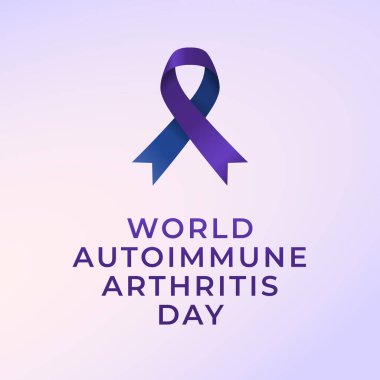 vector graphic of World Autoimmune Arthritis Day ideal for World Autoimmune Arthritis Day celebration. clipart