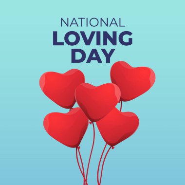 Ulusal Sevgi Günü 'nün vektör grafiği Ulusal Sevgi Günü kutlamaları için ideal.