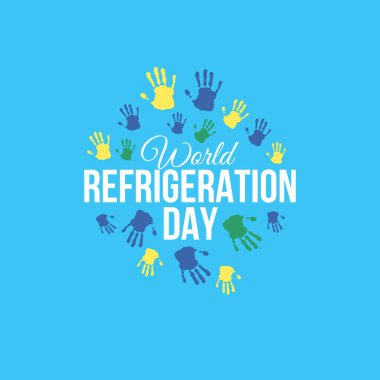 Dünya Soğutma Günü 'nün vektör grafiği Dünya Soğutma Günü kutlamaları için ideal.