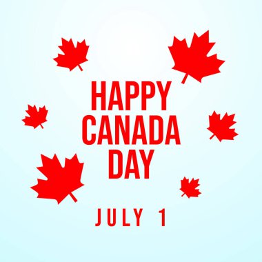 Kanada Günü 'nün vektör grafiği Kanada Günü için ideal.