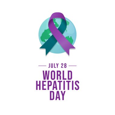 Dünya Hepatit Günü 'nün vektör grafiği Hepatit Günü için idealdir.