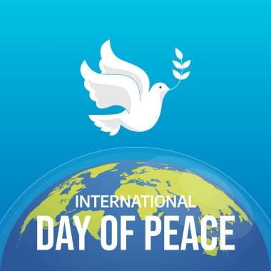 Uluslararası Barış Günü 'nün vektör grafiği Uluslararası Barış Günü için ideal