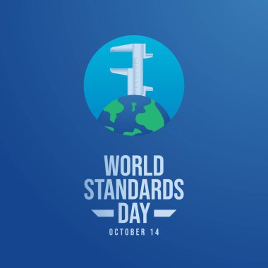 vector graphic of World Standards Day ideal for World Standards Day celebration. clipart