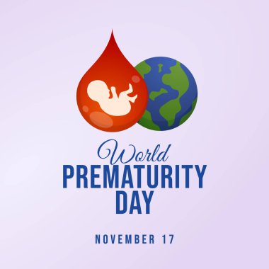 vector graphic of World Prematurity Day ideal for World Prematurity Day celebration. clipart