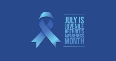 Yüksek kaliteli çocuk romatizması farkındalığı Ay animasyon videosu, pazarlama, sunumlar ve sosyal medya için mükemmel