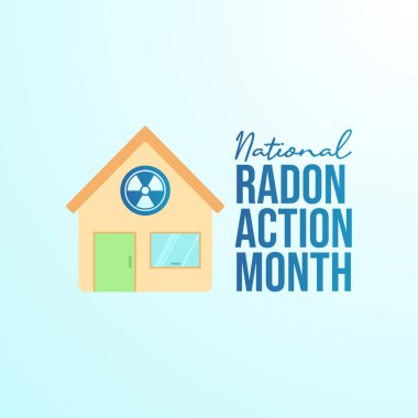Ulusal radon eylem ayı vektör grafiği Ulusal radon eylem ayı kutlamaları için ideal.