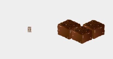 Brownie Ulusal Günü animasyon videosu. Brownie Ulusal Günü kutlamaları için ideal.