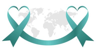 rahim kanseri farkındalık ayı animasyon videosu, rahim ağzı kanseri farkındalığı ayı kutlamaları için ideal.