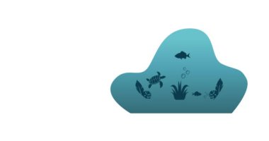 Dünya Deniz Hayvanı Günü Hareketi videosu. Su Hayvanları Günü kutlamaları için ideal.