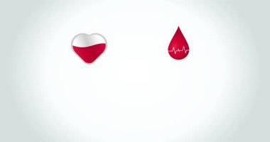 Dünya kan bağışı günü hareketi videosu. Kan bağışı günü kutlamaları için ideal.