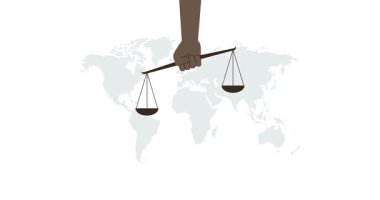 Uluslararası Adalet Hareketi videosu için dünya günü, Uluslararası Adalet Günü için ideal.