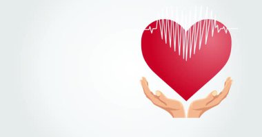Dünya Kalp Günü Hareketi videosu. Kalp Günü kutlamaları için ideal.