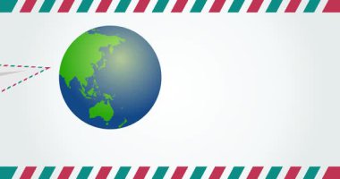 World post day motion video, dünya sonrası kutlama için ideal.
