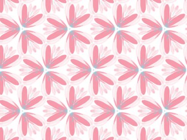 Çiçek deseni, klasik geometrik desen. Retro biçim ve estetik.