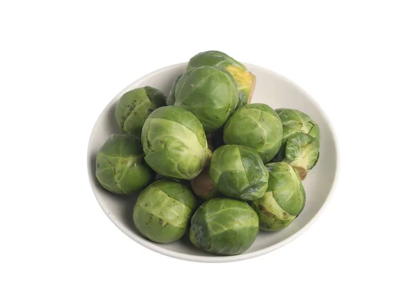 Brussels Sprouts White Background — Stock Photo, Image
