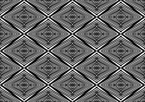 Absztrakt Fekete Fehér Vonalak Dísz Modern Monokróm Lineáris Stílusos Textúra — Stock Fotó