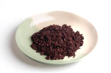 Beyaz Arkaplanda Pişmiş Riceberry