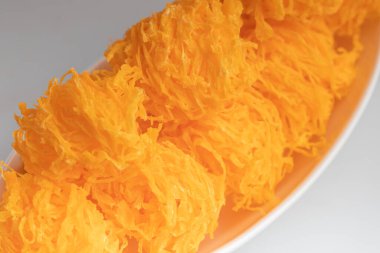 Sweet egg floss Thai sweet egg floss