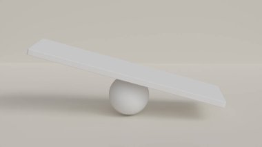 ölçekli işletme finans kavramı. İstikrar, eşitlik, Ölçek, adalet, karşılaştırma, kopyalama alanı, 3B Hazırlama.