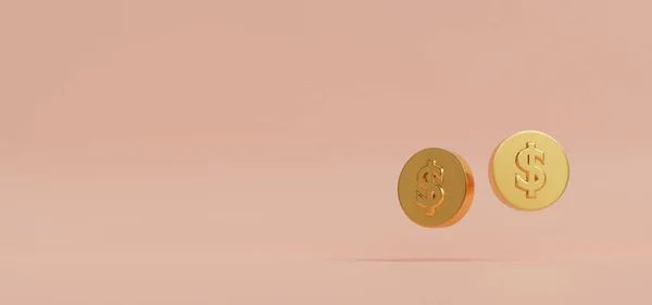 Render Set Von Goldmünzen Unterschiedlicher Form Isoliert Auf Weißem Hintergrund — Stockfoto