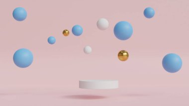 Arkaplan için geometrik soyutlama. 3B görüntüleme.