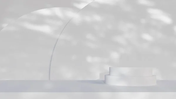 Οθόνη Προϊόντος Podium Σκηνή Γεωμετρική Πλατφόρμα Εξέδρα Κυλίνδρων Εμπορικό Υπόβαθρο — Φωτογραφία Αρχείου