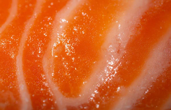 Fish Fillet Salmon Fillet Orange Fillet Interlaced Layer Fat Healthy — Stock Photo, Image