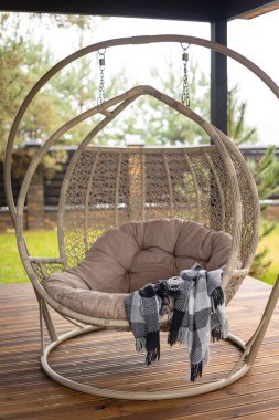 Evin avlusunda. teras