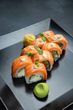 Japon restoranında nefis börekler.