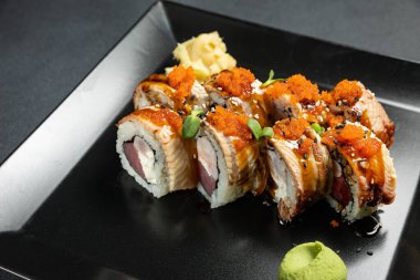 Japon restoranında nefis börekler.