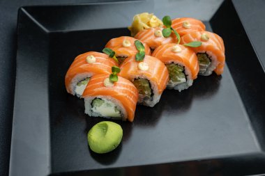 Japon restoranında nefis börekler.