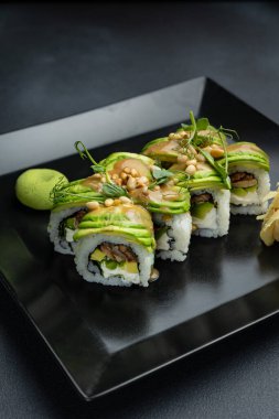 Japon restoranında nefis börekler.