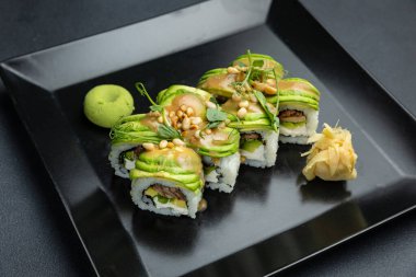 Japon restoranında nefis börekler.