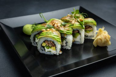 Japon restoranında nefis börekler.