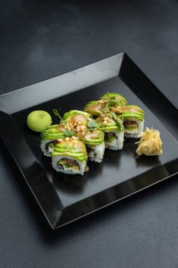 Japon restoranında nefis börekler.