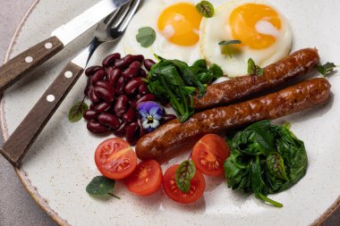 tasty, hearty breakfast at the hotel