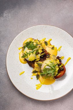 tasty, hearty breakfast at the hotel