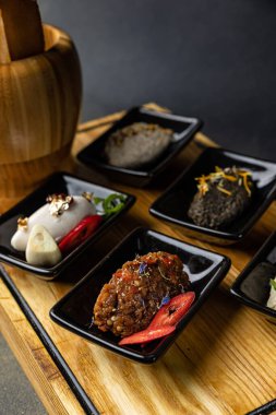 delicious snacks in a restaurant