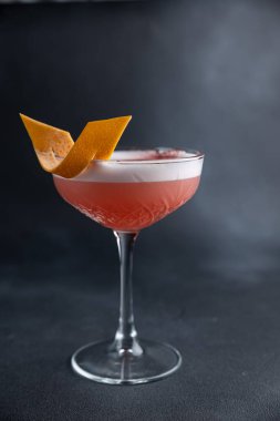 a beautiful alcoholic cocktail from the barman of the restaurant