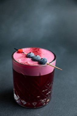 a beautiful alcoholic cocktail from the barman of the restaurant